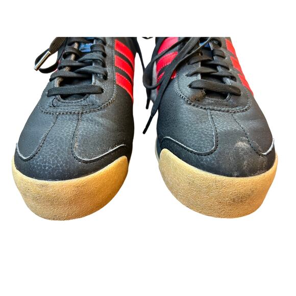 Men's Adidas Black and Red Samoa Size US 9 - Picture 4 of 8